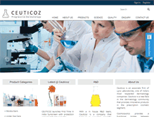 Tablet Screenshot of ceuticoz.com